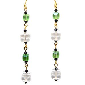 Green Assimilation Earrings